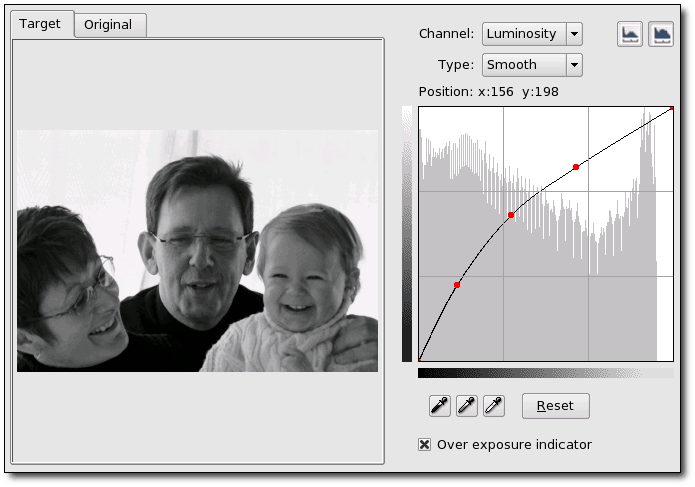 Das Modul zur Gradation in Aktion