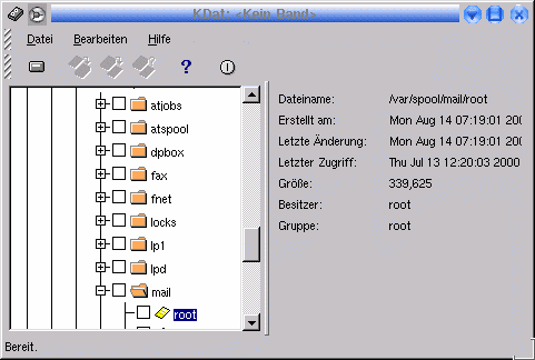 Backups mit kdat