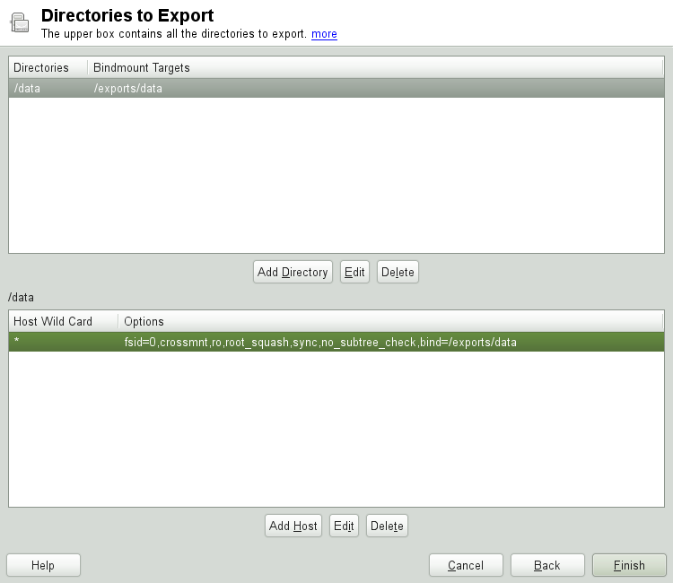 Exporting Directories with NFSv4