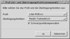 Werte Dialog