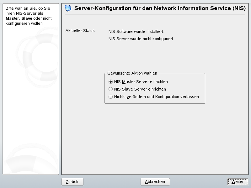 NIS-Serverkonfiguration