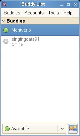 Pidgin Buddy List