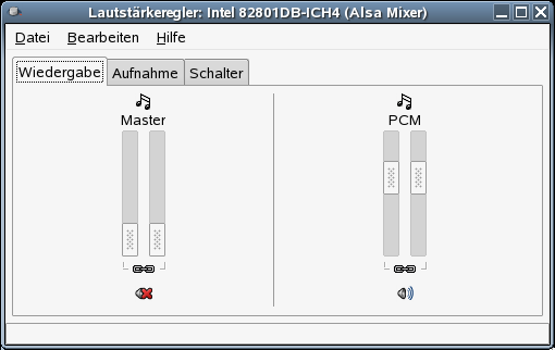 Der GNOME-Lautstrkeregler