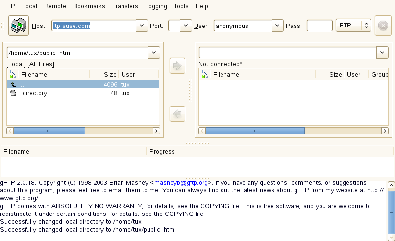 GNOME FTP