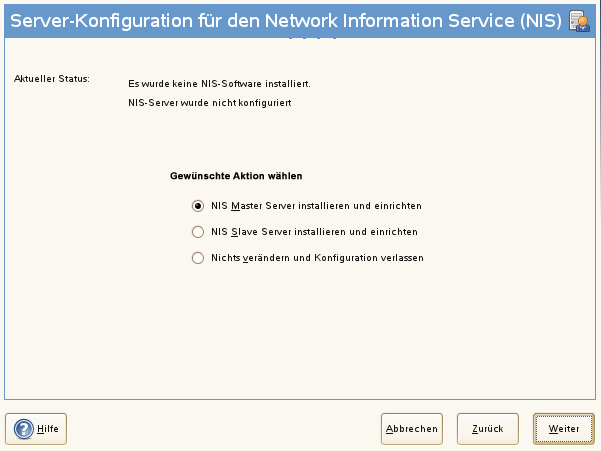 NIS-Serverkonfiguration