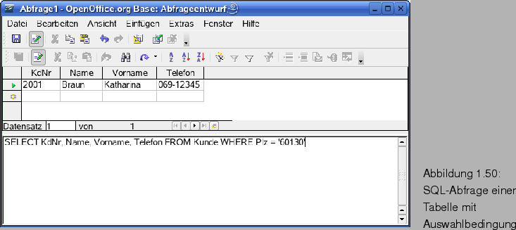 \begin{figure}\htmlimage
\spfiglii{0.65}{Bld20_45.eps}{SQL-Abfrage einer Tabelle mit
Auswahlbedingung}{_Ref63746198}
\end{figure}