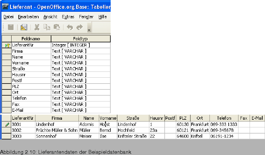 \begin{figure}\htmlimage
\vspace{-11pt}
\spfigl{1}{Bld19_38.eps}{Lieferantendaten der
Beispieldatenbank}{_Ref63147973}
\vspace{-11pt}
\end{figure}