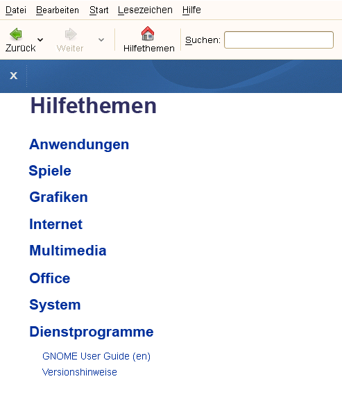 Hauptfenster von Yelp