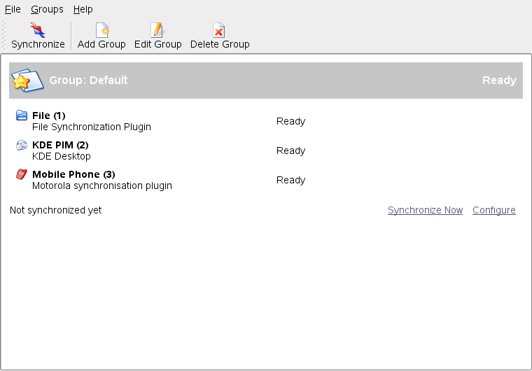 OpenSync Default Group